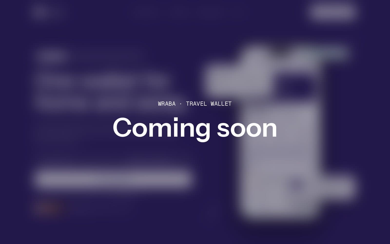 Wraba, coming soon